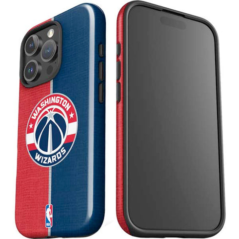 NBA Washington Wizards Canvas Split iPhone 16 Pro Impact Case